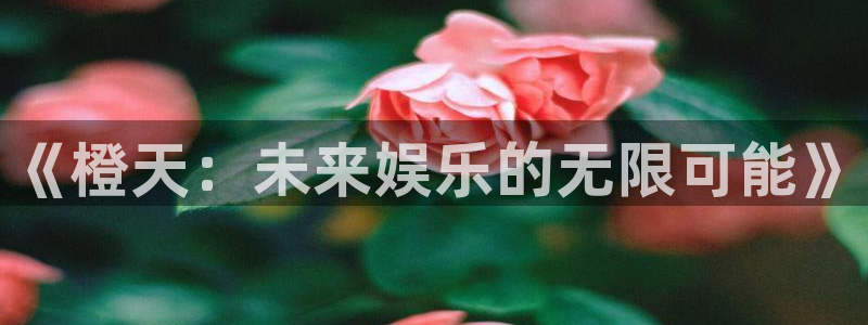 天富平台游戏官网平台入口：《橙天：未来娱乐的无限可能》
